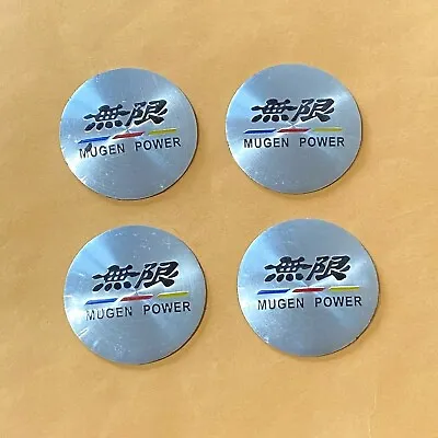 4pcs 2.2  MUGEN POWER Wheel Center Hub Cap Sticker Decal Badge Logo • $13.99