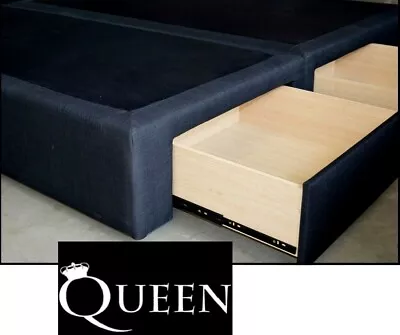 $799 • Buy Elite Deluxe  Queen Ensemble Bed Base With 4 Jumbo Drawers Fully Assembled 