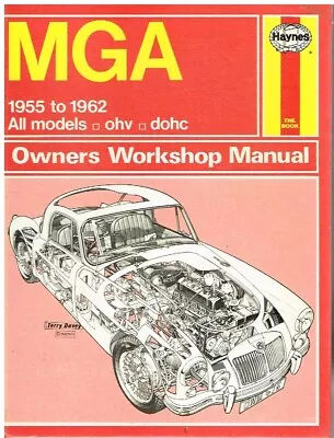 Mg Mga 1500 1600 Twin Cam Coupe Roadster 1955-62 Workshop Manual *vgc Hardback* • $46.63