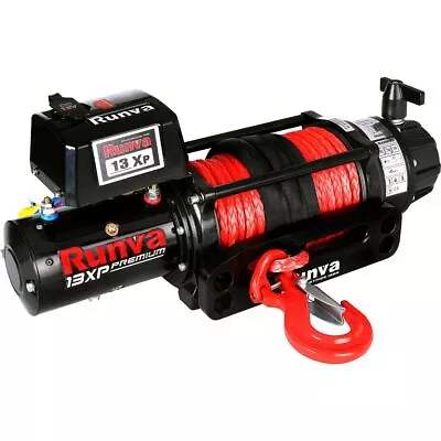 Runva 4X4 Winch 13XP Premium 12V 13000lb With Synthetic Rope IP67 Protection ... • $1124.95