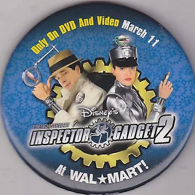 Vintage 3  Pinback #28-093 - Movie - Inspector Gadget 2 • $12