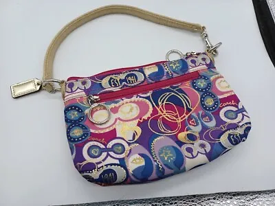 Coach Poppy Pop C Signature Graffiti Sequin- Limited Edition- 46347/Hard To Find • $69.99