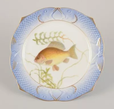 Royal Copenhagen Fauna Danica Fish Plate In Porcelain. Approx. 1930s • $420