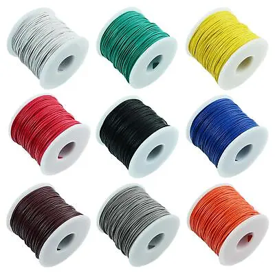 7/0.2mm 0.25mm² Equipment Hookup Copper Cable Wire PVC Insulation 100M Reel • £12.89