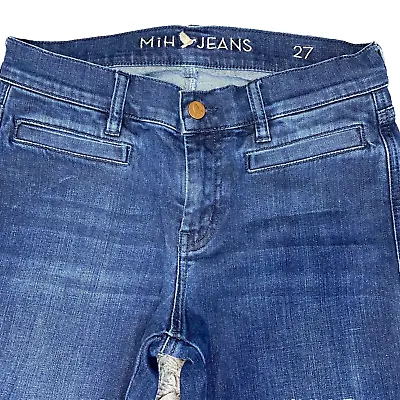 MiH Jeans Womens 27x28 Ellsworth High Rise Skinny Leg Welt Pockets Denim Pants • $29.71