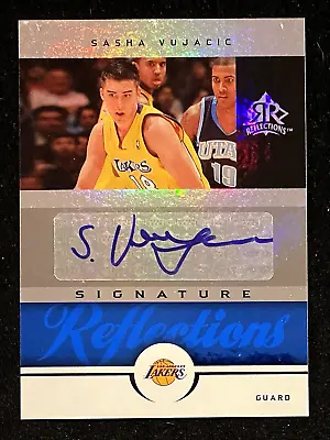 2005-06 NBA Reflections Sasha Vujacic BLUE AUTO Rare SP 38/50 !!!  LAKERS • $14.95