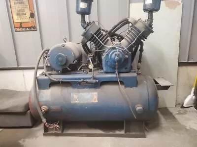 $2500 • Buy 20 Hp Kellogg American 2-strage Air Compressor Mod.#462 120gal. Tank