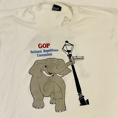 New Orleans Republican Natl Convention Vintage 1988 Single Stitch T Shirt Sz XL • $15.99