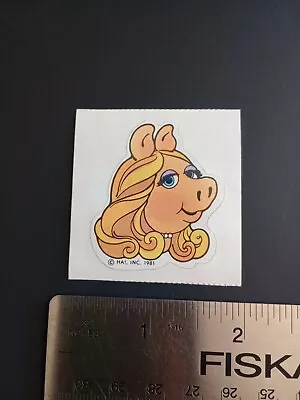 Vintage Stickers Hallmark Miss Piggy Muppets Sticker Mod VTG 1981 • $3.98