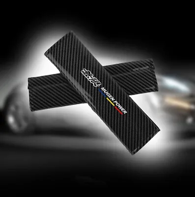2x Car Seat Belt Cover Safety Shoulder Strap Pads Carbon Mugen For Honda Acura • $37.99