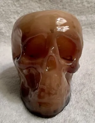 Wax Skull Candle Vintage 1960 - 1970 Handmade • $8.95