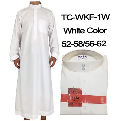 Thobe Jubba Dishdasha Thawb Thoub Muslim Islamic Dress Abaya Daffah Kaftan Robe • $18.98