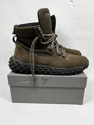 Giuseppe Zanotti Men’s High Top Urchin Sneakers Size 47 • $299