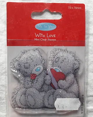  Mini Clear Stamp Docrafts Carte Blanche 'Loving Company'. 75mm X 75mm . New. • £1.95