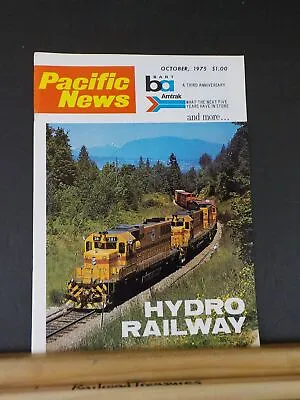 Pacific News #168 1975 October Pacific Rail News Hydro Railway Bart Amtrak • $5