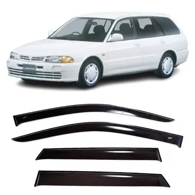 For Mitsubishi Libero I Wagon Side Window Wind Visors Sun Rain Guard Deflectors • $119