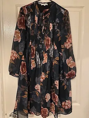 $50 • Buy Womans Size 10 Floral Winter Dress, Jump Brand Gorgeous For A Special Occasion