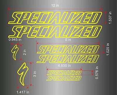 Specialized Outline Bike Frame Decal Set. 30 Colors. Stumpjumper Demo Enduro  • $19