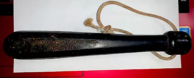 $100 • Buy Vintage Metropolitan Police Club Night Stick Fred Biffar & Co 6/28/1921 Chicago