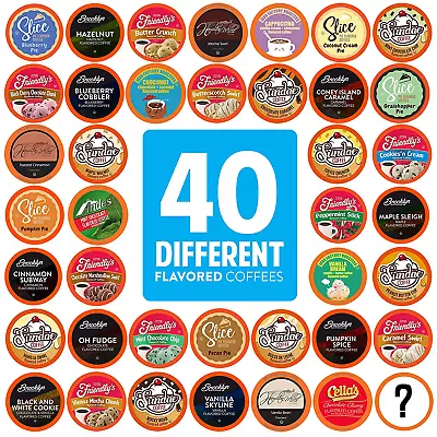 Flavored Coffee Pods Compatible With Keurig K Cup Brewers Assorted Variety Pack • $28.99