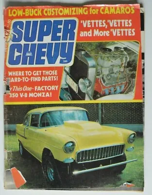 $7.44 • Buy SUPER CHEVY October 1975 Monza V8 Corvette Camaro 