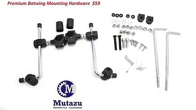 Mutazu Premium Hardware Mounting Brackets Universal Motorcycle Batwing Fairing  • $39