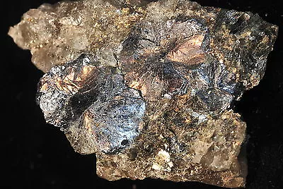 $10.92 • Buy Molybdenite Crystals On Quartz Matrix From Moly Hill, Lacorne, Quebec, Canada
