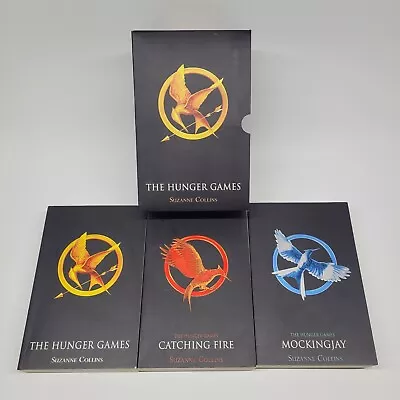 The Hunger Games Trilogy Box Set  Suzanne Collins Scholastic Novel 2011 • $25