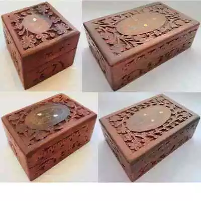 Memorial Keepsake Remembrance Wooden Box Pet Cremation Ash Ashes Casket Urn • £10.99