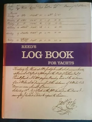 Captain O.M.Watts  Reed's Log Book For Yachts  Hardback • £5.99