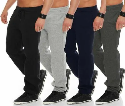 SUPERSOFT Quality Mens Jogging Bottom Joggers Tracksuit Fleece Pant HEAVYWEIGHT • £11.99