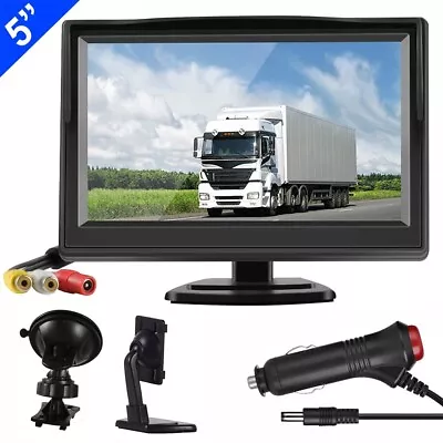 5 Inch TFT LCD Screen Monitor For Car Rear View Reverse Backup Camera 800*480 HD • $29.99