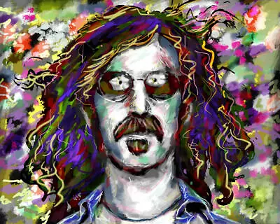 Frank Zappa Art Print Funk Jazz Pop Art Rock Poster • $134.99