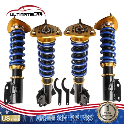 4Pcs Full Coilover Struts For 02-07 Subaru Impreza WRX 03-08 Forester Adjustable • $225.96