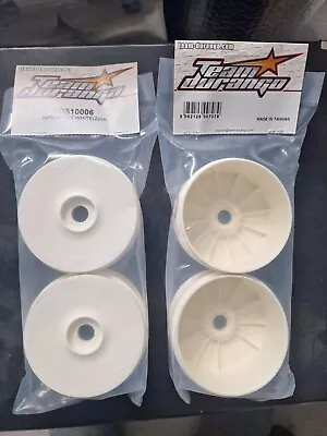 Team Durango RC Wheel Rim White (X4 RIMS For 1/8 Scale) - TD510006 • £8