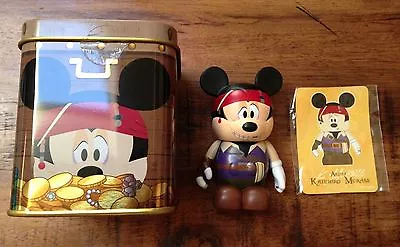 Disney Vinylmation Japan Pirate Mickey Exclusive Tin 3  Inch Sealed Collectible • $39.99