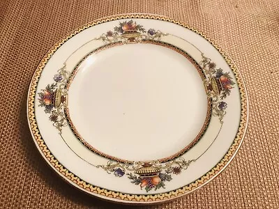 Vintage Victoria China Czechoslovakia Dessert Plate W/Gold Trim ADMIRAL • $7