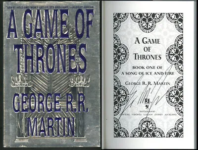 George RR Martin SIGNED A Game Of Thrones HC 1st Ed 1st Pr PSA/DNA AUTOGRAPHED • $8815