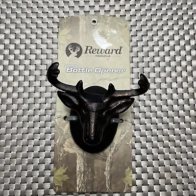 NEW!! Trophy Bottle Opener Moose Reward Original Cast Iron • $9.99