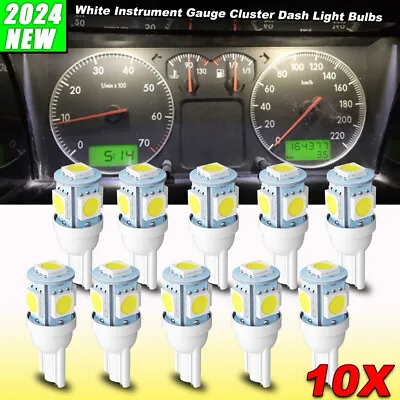 10X Gauge Cluster LED Dashboard Bulbs WHITE For Chevy 73-87 C10 C20 C30 Truck • $5.99