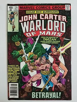 John Carter Warlord Of Mars (1977) #24 - Very Fine • $4