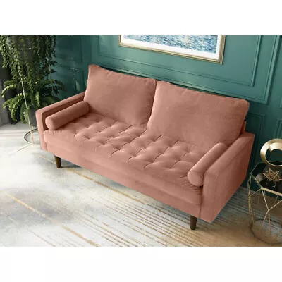 3 Seater Sofa Bed Lounge Recliner Couch Velvet Fabric • $295.20