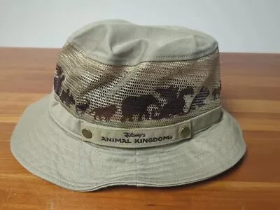 Walt Disney World Park Animal Kingdom Safari Hat Mesh Bucket Soft Vintage • $14.99