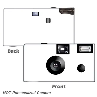 5 Pack White Single Use Disposable Cameras Birthday Party Baby Shower F56001 • $83.45