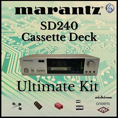 Marantz SD240 Cassette Deck Ultimate Upgrade Kit Genuine Parts Restoration • $80.96