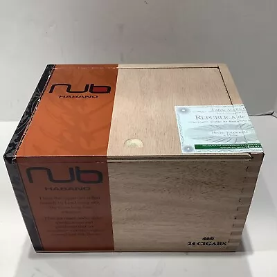 Nub Habano 460 Empty Wood Cigar Box 6.25  X 4.75  X 4.25  Excellent • $5.50