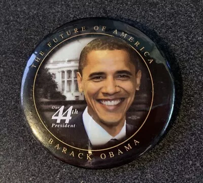 BARACK OBAMA '44th President Of The United States' 3  Campaign Button / Pin • $7