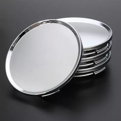 4pcs 63mm Universal Chrome Car Wheel Center Hub Cap Cover Silver No Logo • $7.81