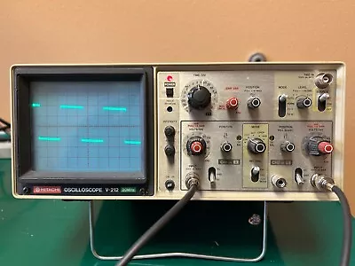 Hitachi V-212 Analog Oscilloscope 20MHz 2-Channel • $45