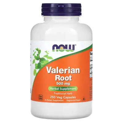 Valerian Root 500 Mg 250 Veg Capsules - NOW FOODS • £22.85